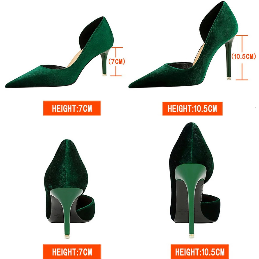 BIGTREE Shoes Purple Women Pumps Suede High Heels Sexy Party Shoes Stilettos Lady Heels Pumps Shoes Large Size 43 260306