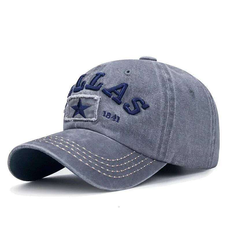 4 Colors Unisex DALLAS 3D Embroidered Baseball Cap Snapback caps Sun Dad hats Y260304