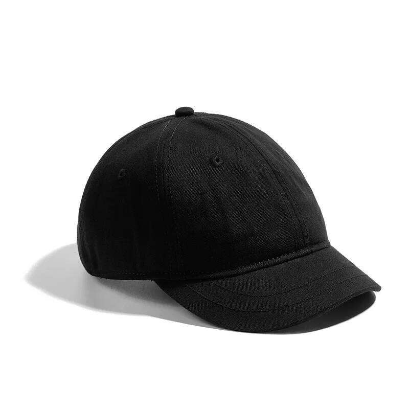Adjustable Baseball Cap for Men and Women, Short Brim, 100% Cotton, Daily Sports, Large Hats, K-pop Y260304