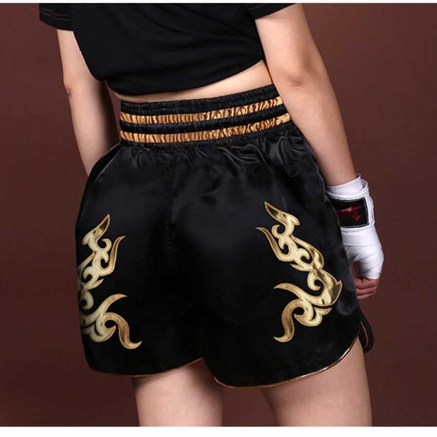 ANOTHERBOXER Mens boxing Shorts Women Embroidery Muay Thai Shorts Kids MMA Shorts Customized Quick Drying More Colors X260306