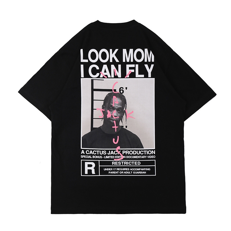 2026 American Trendy Brand Documentary Same Style Limited Crew Neck Loose Short-Sleeve T-Shirt for Men and Women