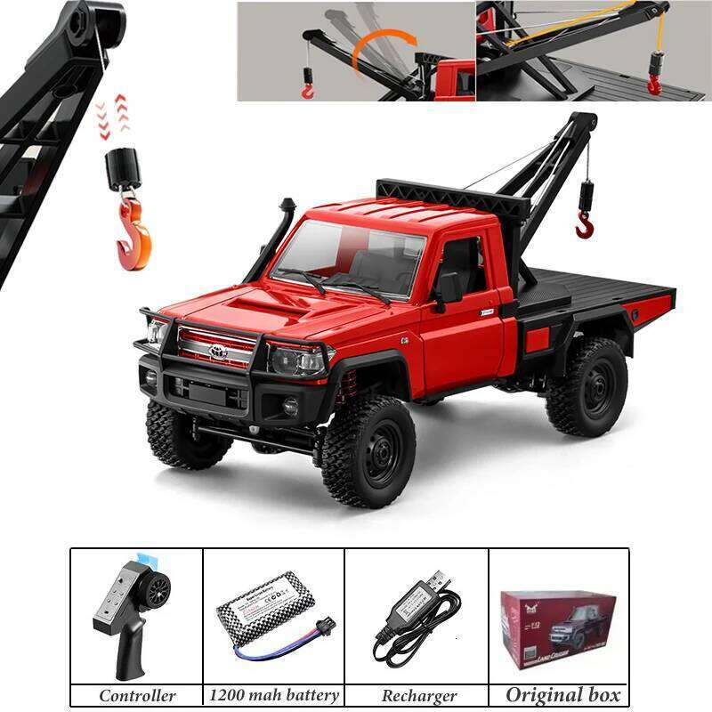 Clearance Sale MN82T Model Waterproof Servo and Is A Full-scale Remote-controlled Mini Crane with Remote Lifting Control C260305