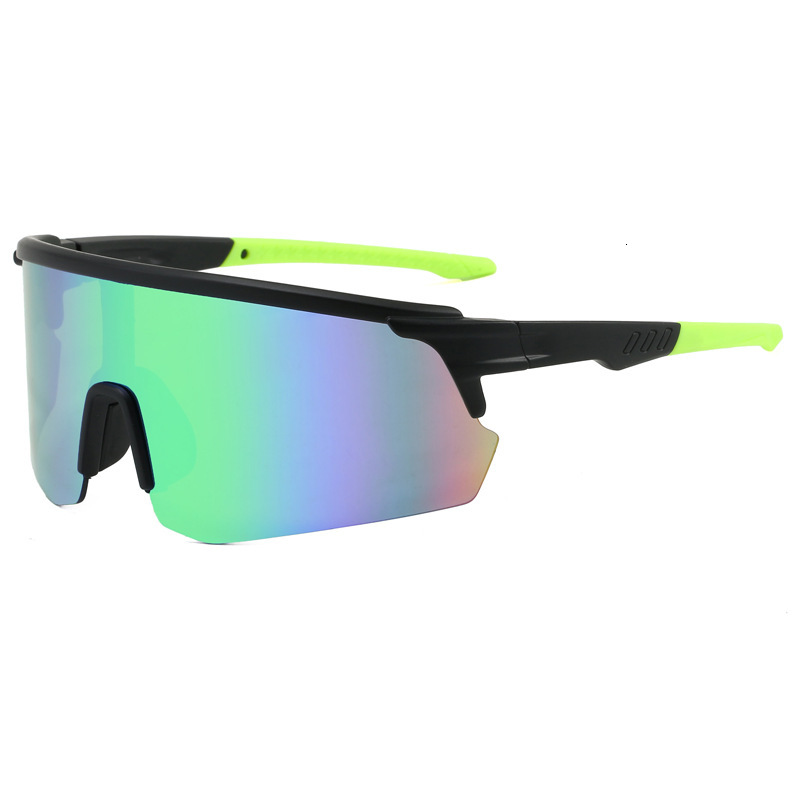New Cross Border Designer Sunglasses Half Frame Bicycle Glasses Outdoor Bicycle Sunglasses Outdoor Sports Color Sunglasses Mountain Bike Windproof Gog