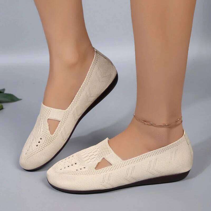 Flats Flat Round Toe Sneakers 2025 New Spring Autumn Loafers Shallow Comfortable Lolita Shoes Women Zapatos