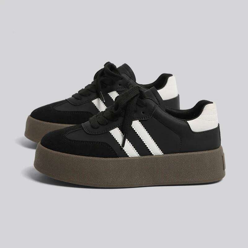 2025 Spring and Autumn New Retro Comfortable Sports with Tie up Color blocked Low cut Fashion Casual Shoes
