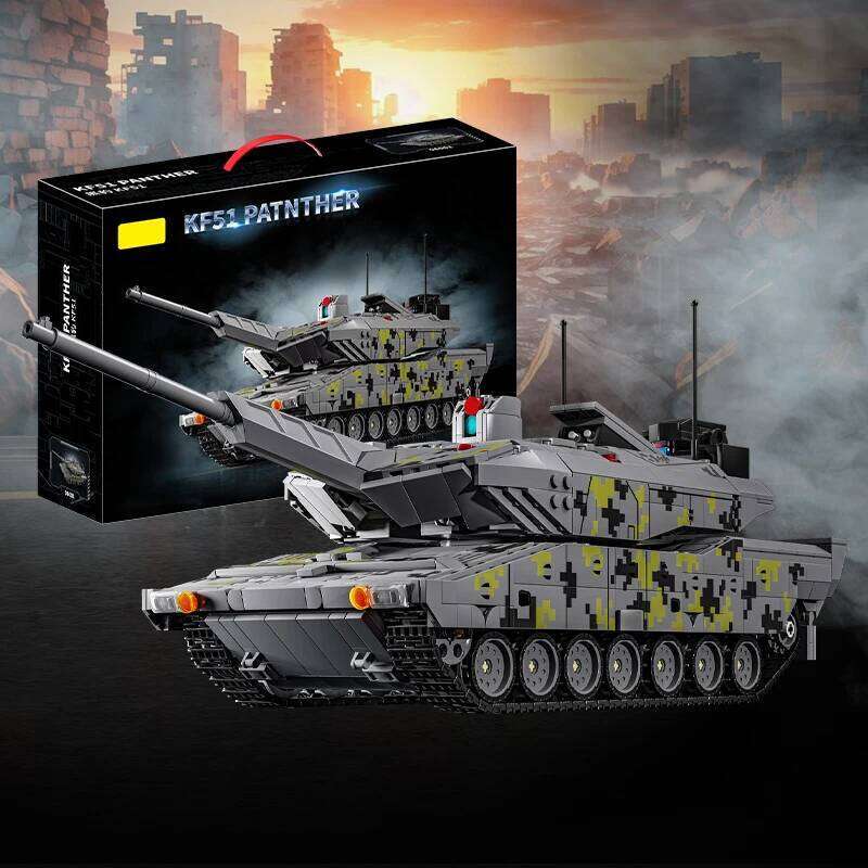 T-14 Main Battle Tank Building Blocks Children Toys WW2 Armored Cars MOC Bricks KF51 Military Panzer Model Adult Kids Gifts NEW Z260305