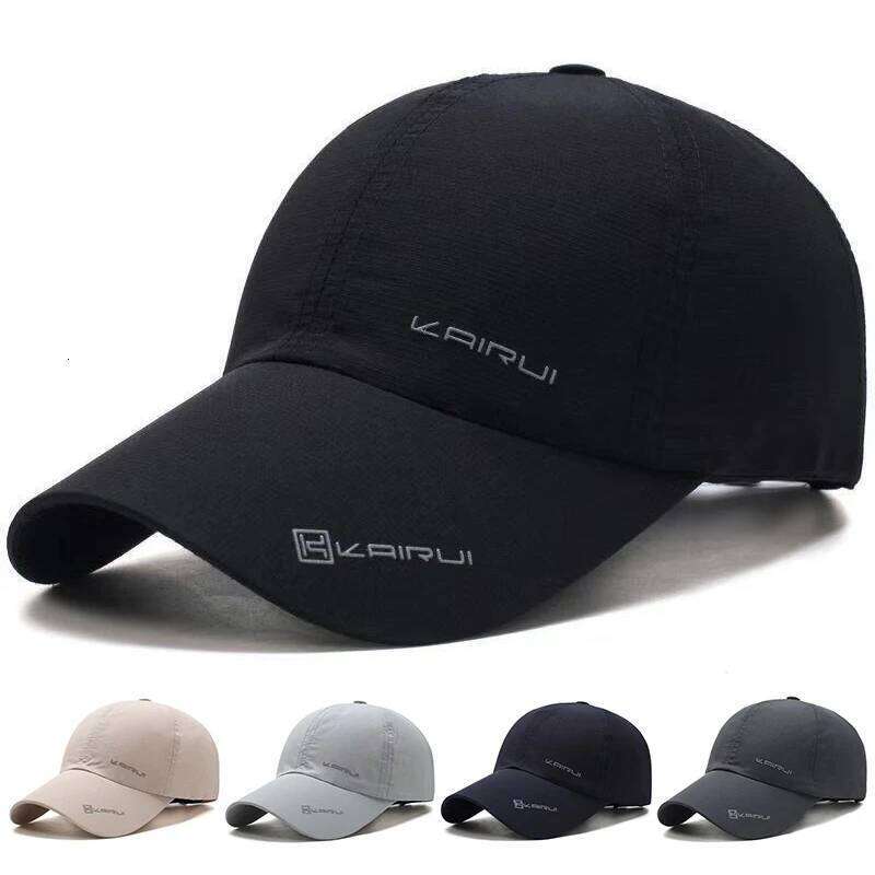 Unisex Breathable quick drying Snapback Baseball Caps Spring and Autumn Outdoor Adjustable Casual Hats Sunscreen Hat Y260304