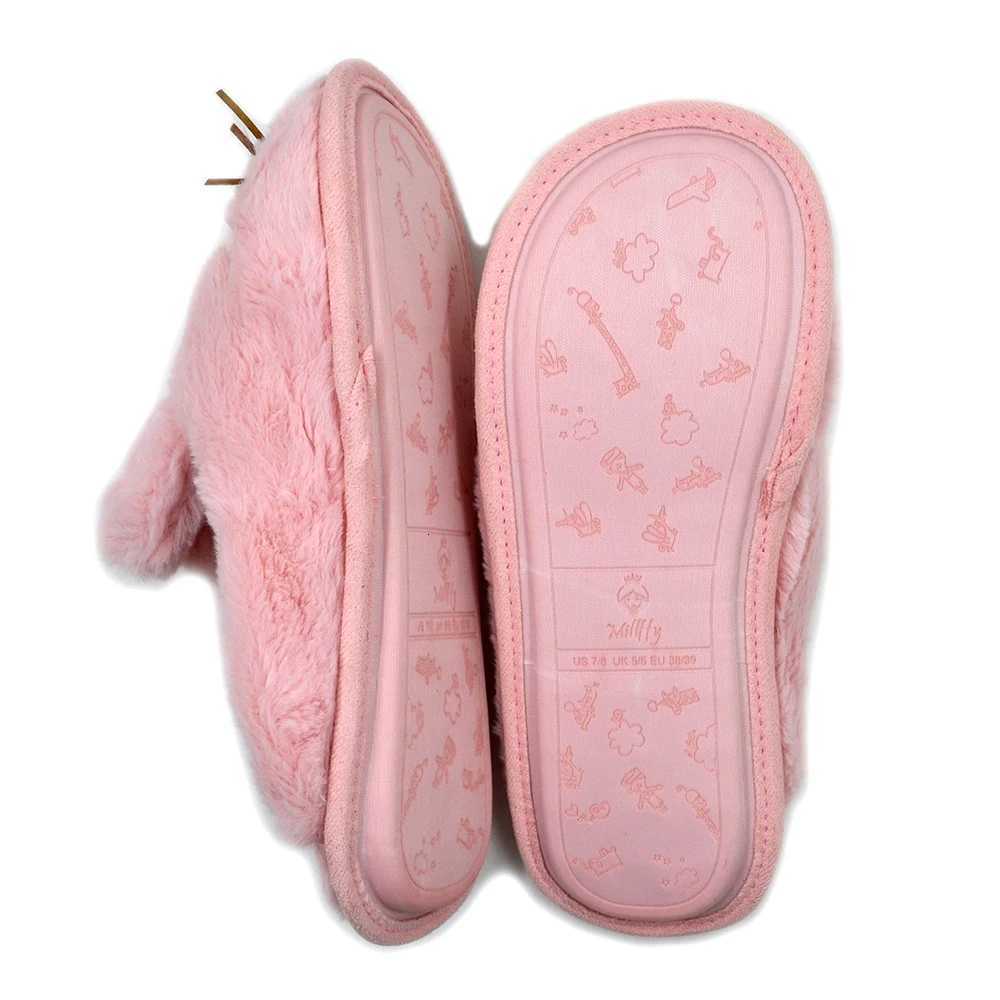 Cute Bunny Fuzzy Slippers Warm Animal Memory Foam Rabbit Plush Women Indoor Outdoor Bedroom Slippers S260305