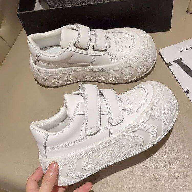 Campus Muffin Platform Bread Womens 2025 Spring Autumn New Heightening Versatile Sports And Leisure Board Shoes