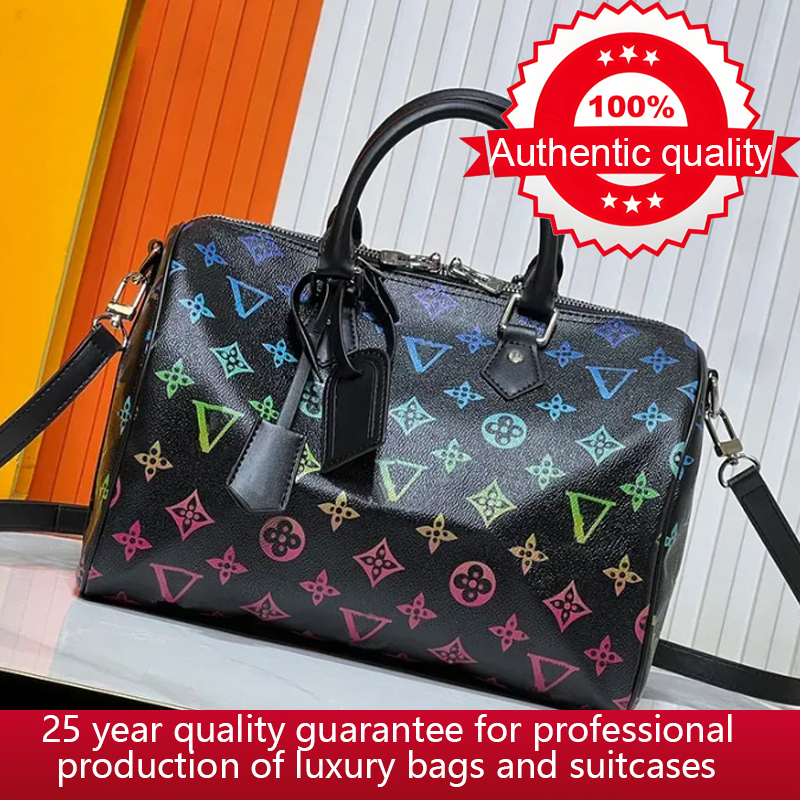 Top brand designerr tote bowling crossbody bags SP P9 soft 30 Luxury multicolour Womens Handbag speedysoft pillow travel Leather Shoulder bag purse top quality