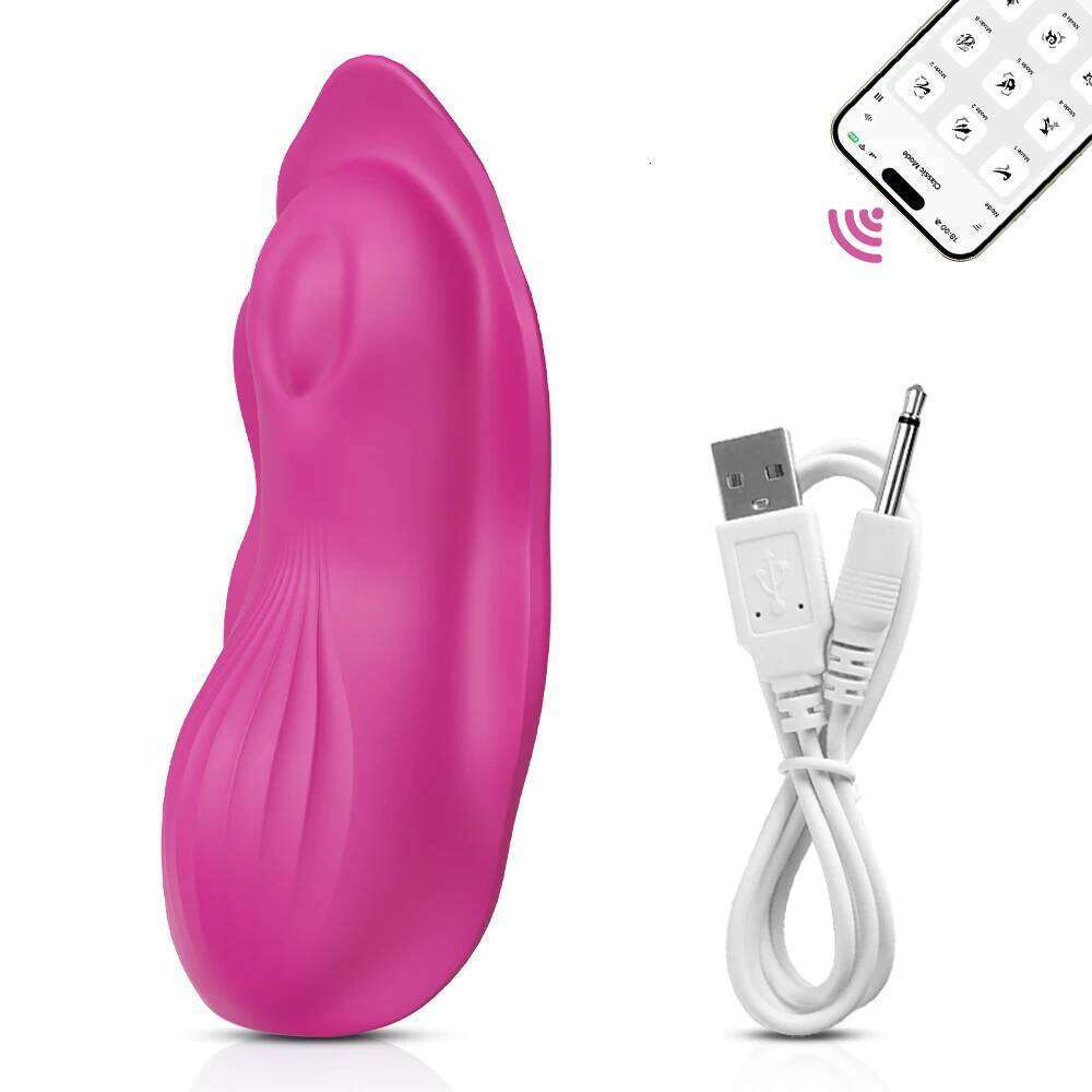 Clitoris Clit Stimulator Wearable Vibrator Female Masturbation Panties Vibrating Sex Toys for Adults W260305