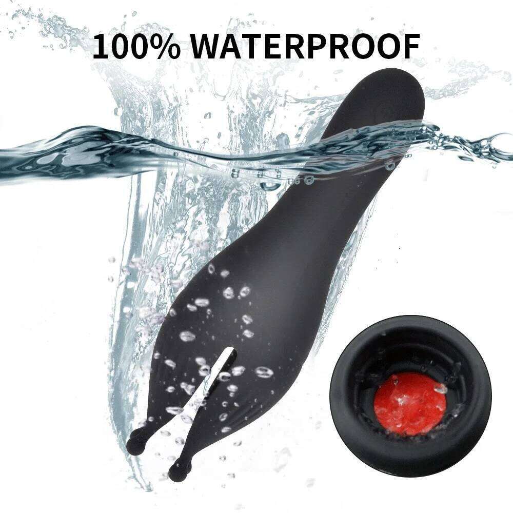 Glans Trainer for Men Powerful Vibrating Penis G Spot Masturbator Soft Fingertip Prolong Endurance Massage Vibrator Erotic Toys W260305