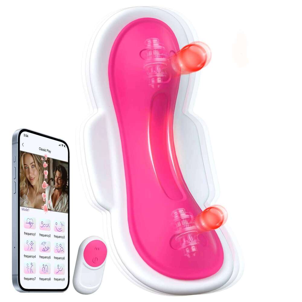 APP Remote Control Wearable Panties Clitoris Stimulator Female Maturbator Butterfly Vibrator Adults Sex Toys For Women W260305