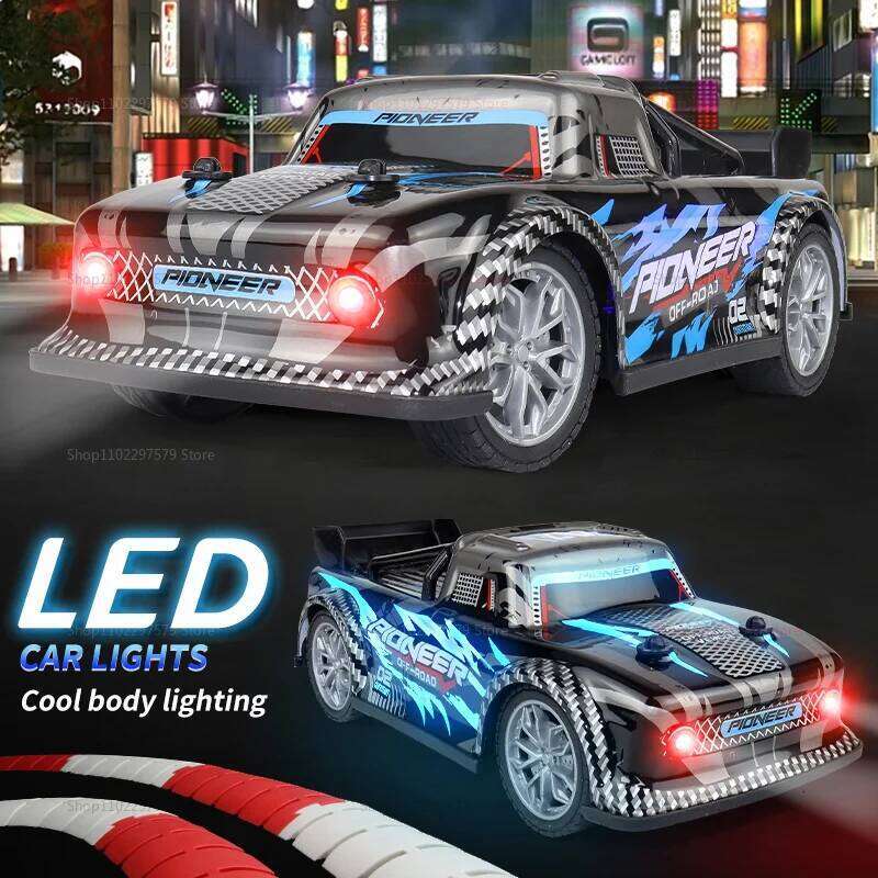 Hot 1:20 Scale Drift RC Car High Speed 4WD Remote Control Toys With LED Lights For Kids Boys Outdoor Indoor Perfect Racing Gifts C260305