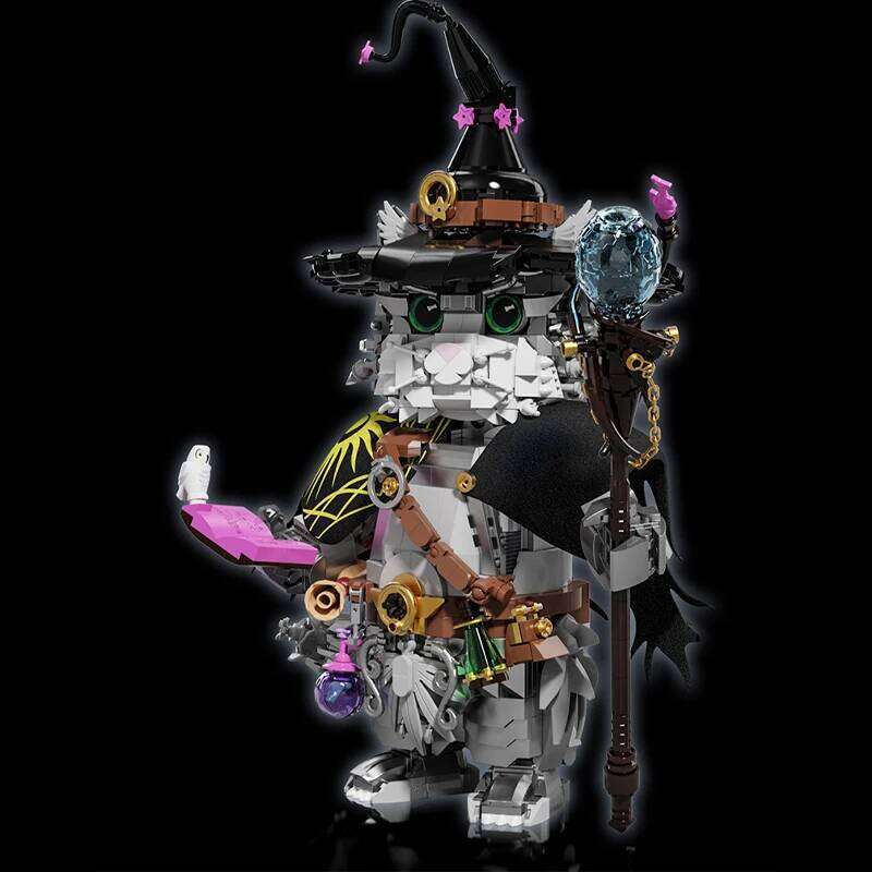 Magic World Animals MOC Building Sets Wizard Owl Bricks Creative Toys Blocks Ornaments Christmas Gifts for Kids Children Adult Z260306