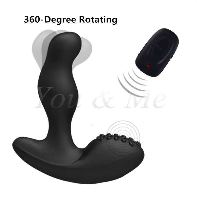 Levett 3 Rotating 16 Mode Vibration Male Prostate Massager G-Spot Stimulate Vibrator Butt Plugs Anal Sex Toys For Men Women W260305