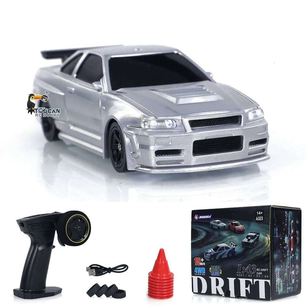 1/43 4WD RTR RC Four-wheel Drive Radio Control 2.4g Mini Racing Drifting Remoted Car Toy High Speed Model Gift for Boy C260305