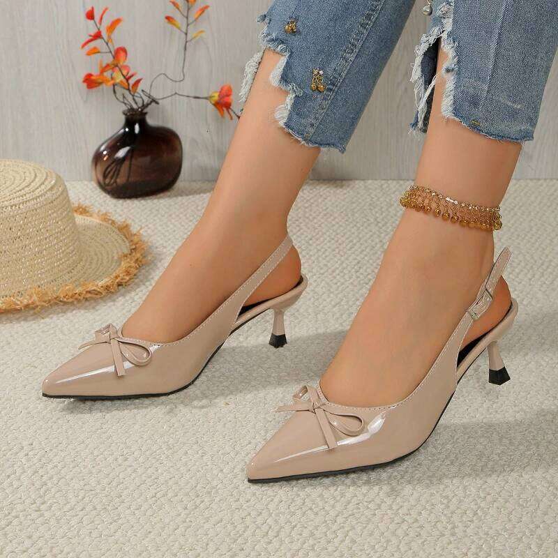 2025 New Women's Buckle Design Stiletto Sandals Fashion Casual Anti slip High Heels