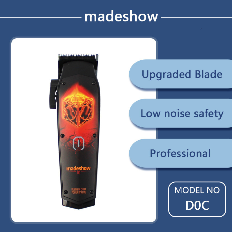 Luxury Professional Madeshow D0C D0T Clipper For Men Beard Trimmer Barber Bald Head Clippers Hair Cutting Machine Y260306