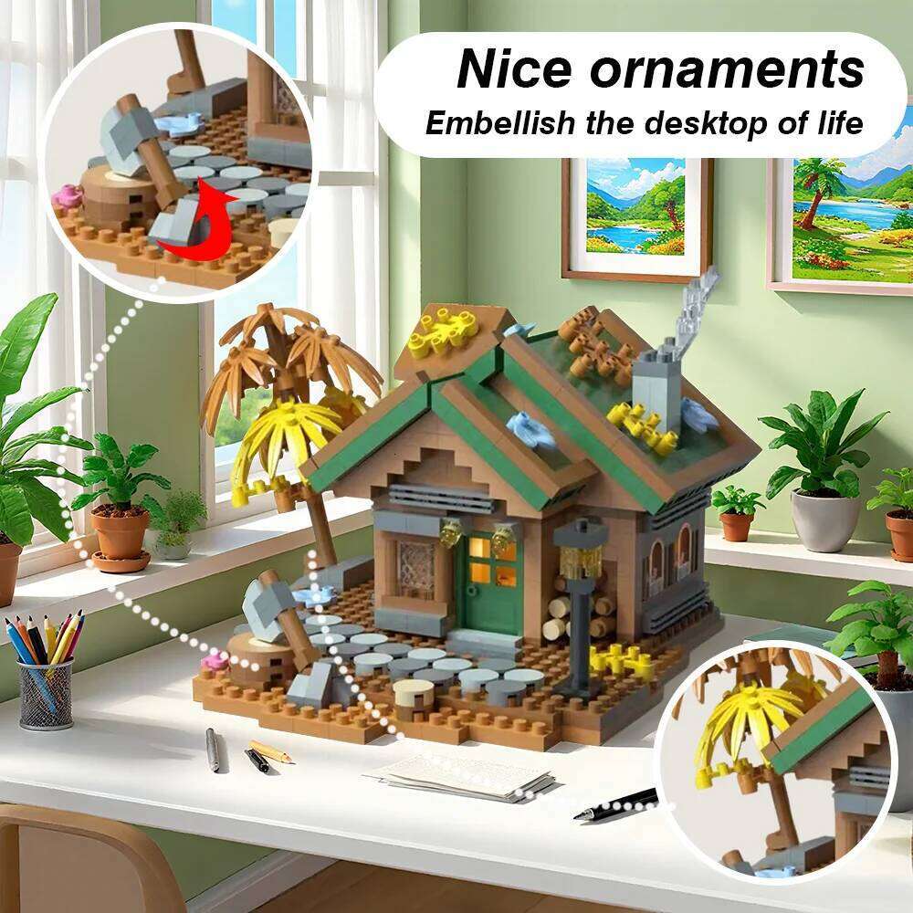 Unique Treehouse Gift Set - Complete DIY Wooden Model, Perfect for Birthday & Anniversary Present Z260305