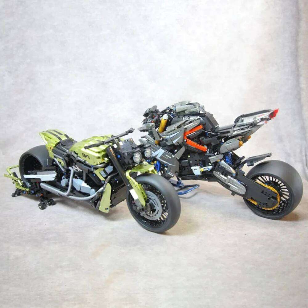 Gold Wing Touring Motorbike Model Building Blocks Technical 1:5 Scale Motorcycle Bricks Desk Decoration Assembly Set Kids Toys Z260306