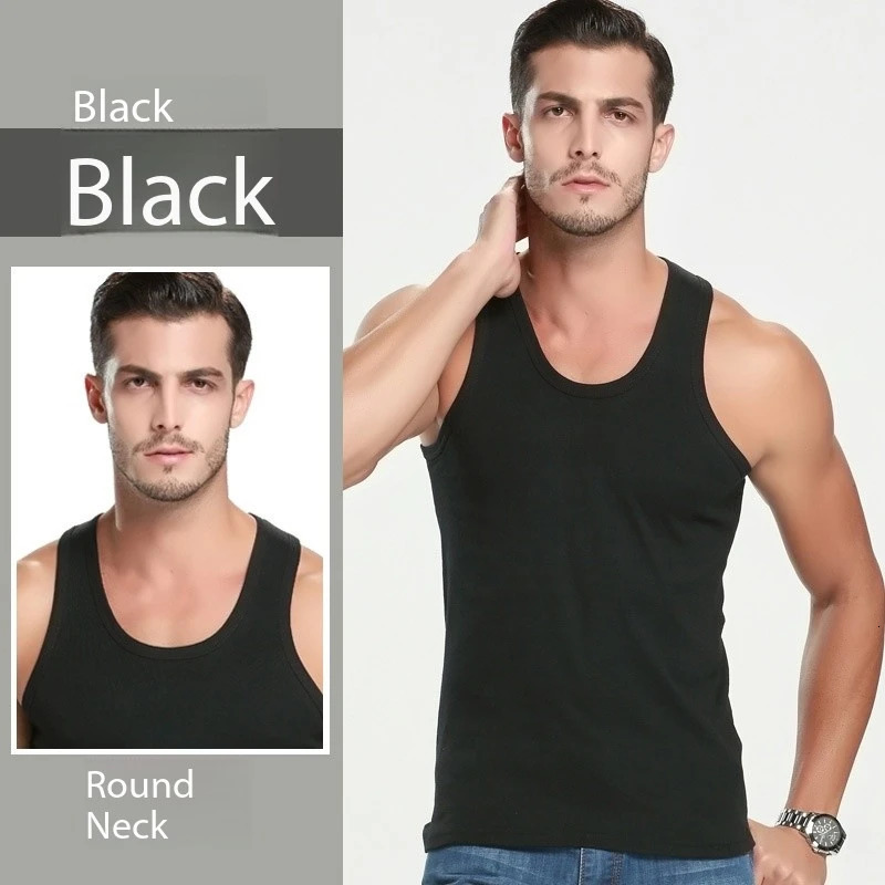 Mens Summer Lightweight Cotton Tight Vest Sports Casual Family Pajamas Outdoor Tight Top Breathable Quick Drying Vest 260306