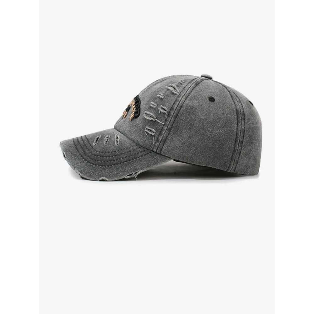 Single Pack Minimalist Casual Versatile Washed Baseball Cap with Fashion Embroidered Letters for Sun Protection Y260304