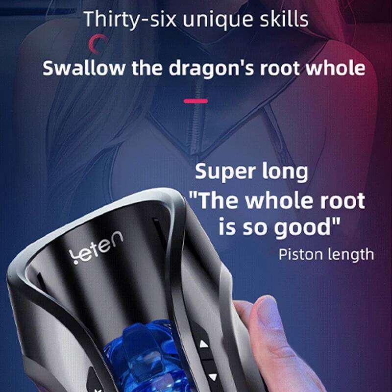 New Leten Automatic Telescopic Masturbator Powerful High Speed Male 75mm Deep Throat Blowjob Thrusting-Pro Masturbation Sex Toy W260305