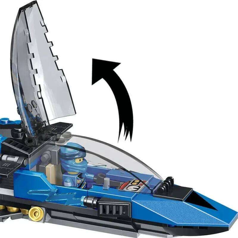 Compatible Sets Series Building Blocks Jay Storm Fighter Element Spaceship Flying Machine Children's Assembling Gifts 70668 Z260306