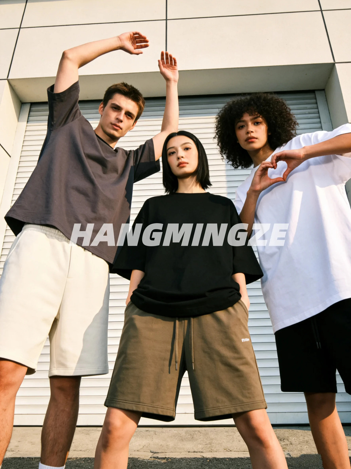 Couple T-shirts 2026 Summer Oversize Cotton T-Shirt Casual High Quality Short Sleeves Tee Shirt Men Basic Solid Color Sport Tops 260304