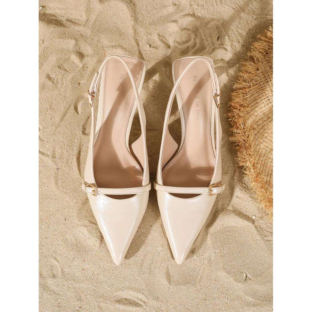 Sexy Pointed-Toe Women's Comfortable Fashion Sandals, Minimalist Versatile Stiletto Heels