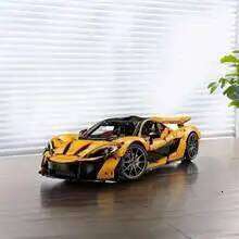 The new seasonal toy car enthusiasts' Christmas gift for children, featuring MOC Clarence P1 technology building blocks that can Z260305