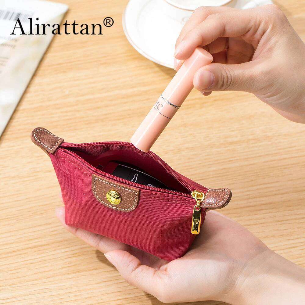 2025 Mini Exquisite Zero Wallet Lightweight and Fashionable Dumpling Bag Portable Nylon Fabric Lipstick Earphone Storage BagBa C260304