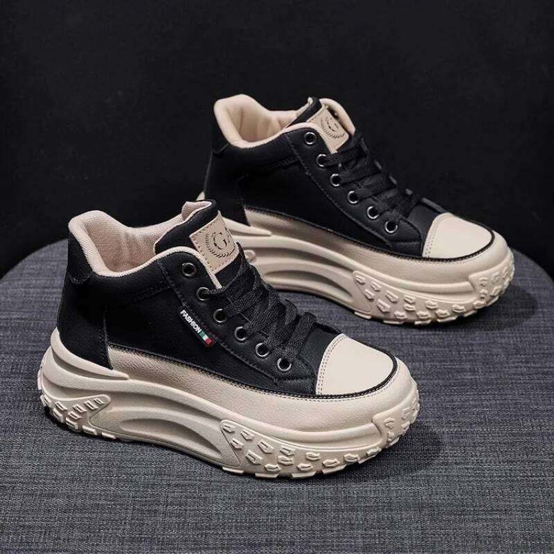 Vulcanized Platform Fashion Autumn New Women's Shoes for Lady Running Sports Casual Breathable Wear-resistant Shoe