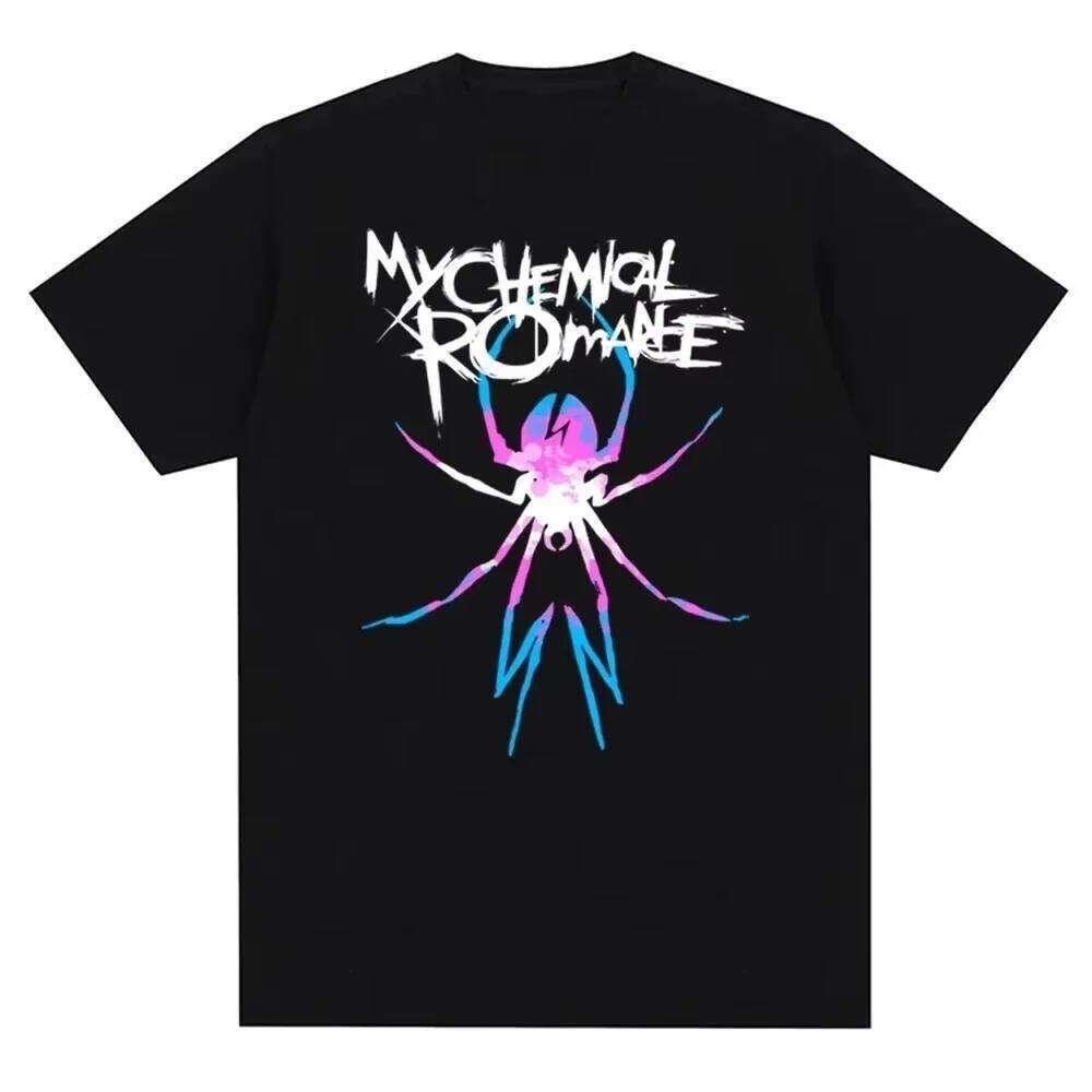 2026 My Chemical Romance Mcr Band Men Women Cotton T-Shirt Printed T Shirt Casual Short Sleeve Tshirt Streetwear Trend Tee Tops L260306