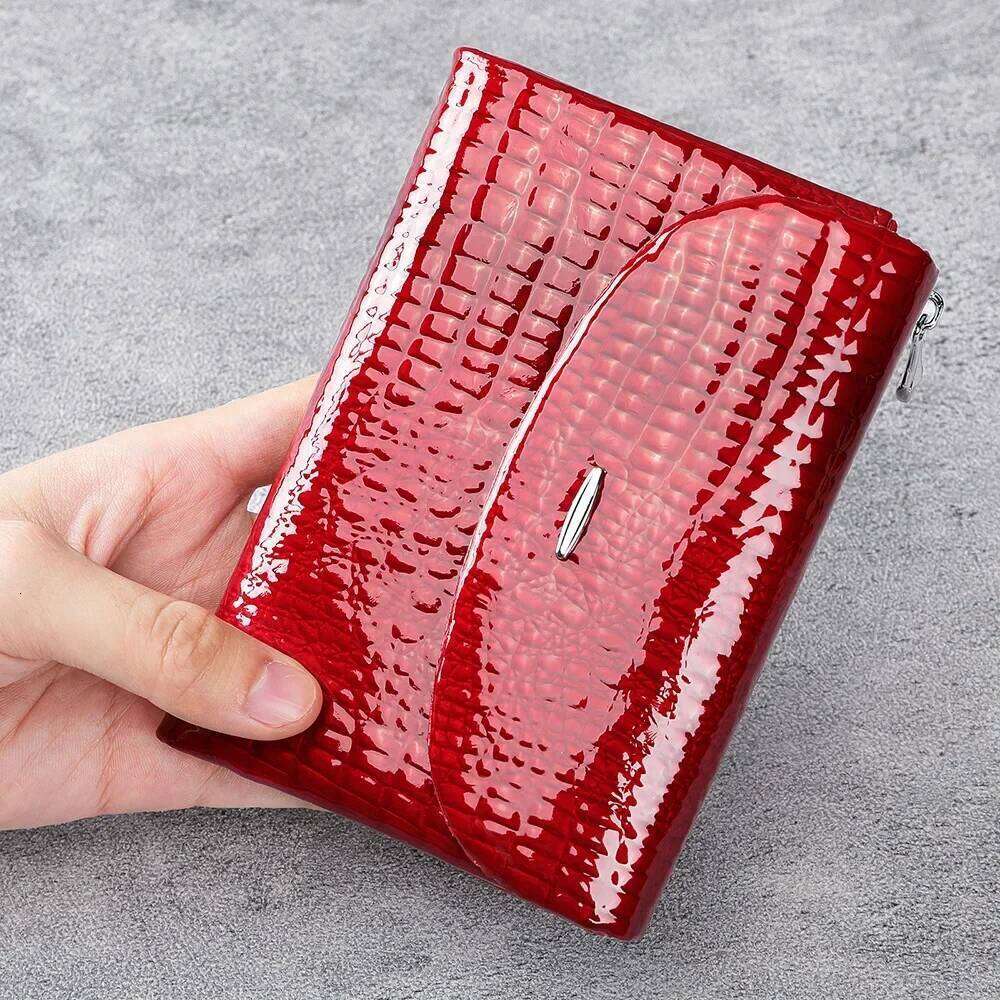 Fashionable Luxury Women Purse Clip Wallet Credit Card Evening Clutches For Female Designer Woman Wallets Leather Red Black C260304