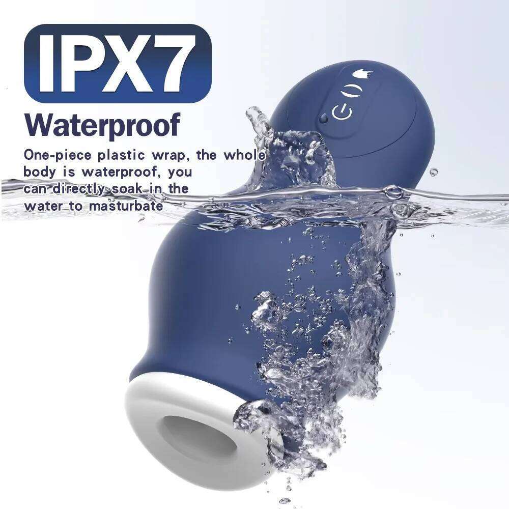 Automatic Sucking Male Masturbators Vacuum Training Cup Blowjob Orgasm Pocket Pussy Penis Glans trainer Adult Product W260305