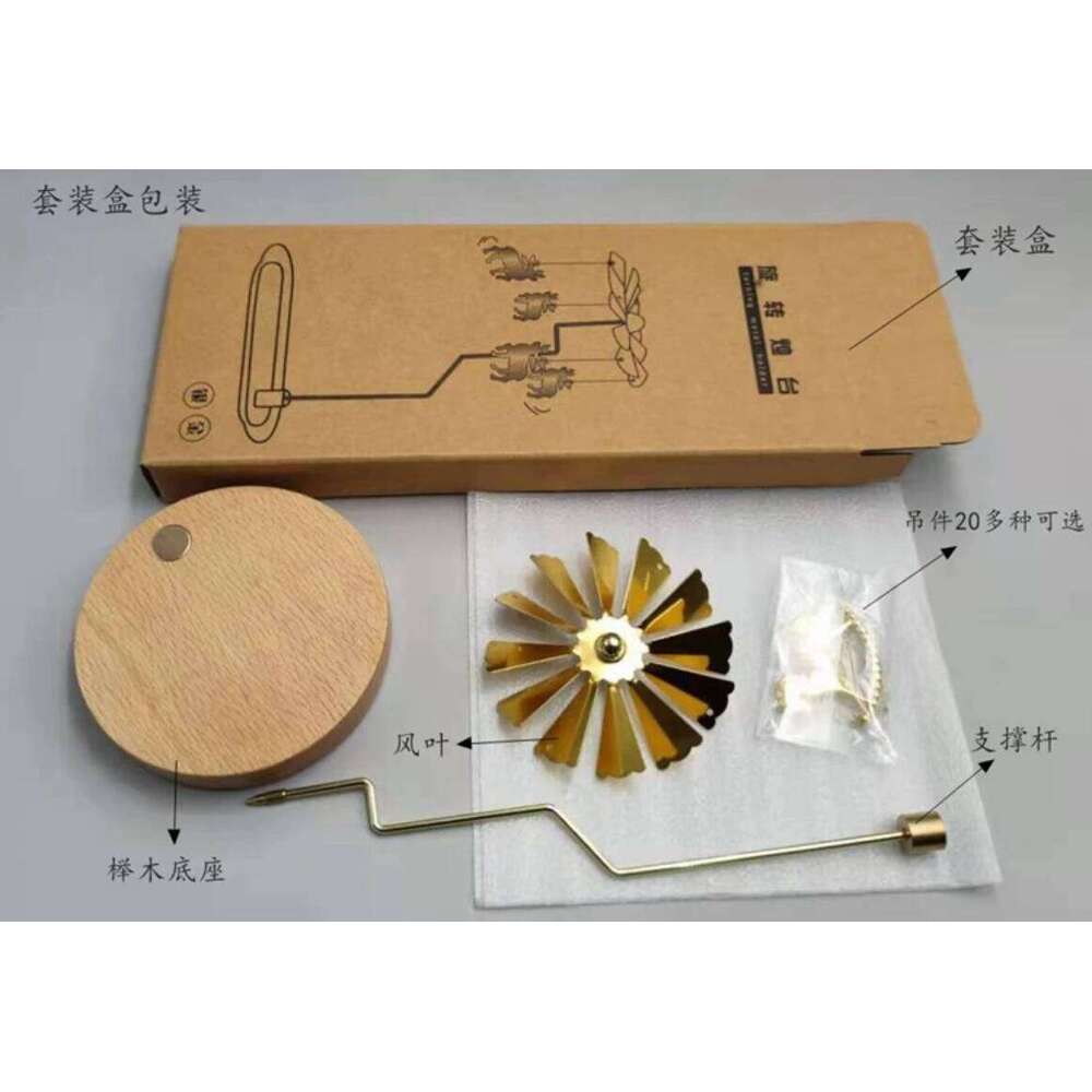 Home Rotating Candle Holder with Wooden Bottom Transit Windmill Walking Carousel Horse Lamp Sitting Tray Xmas Snowflake XJ260305