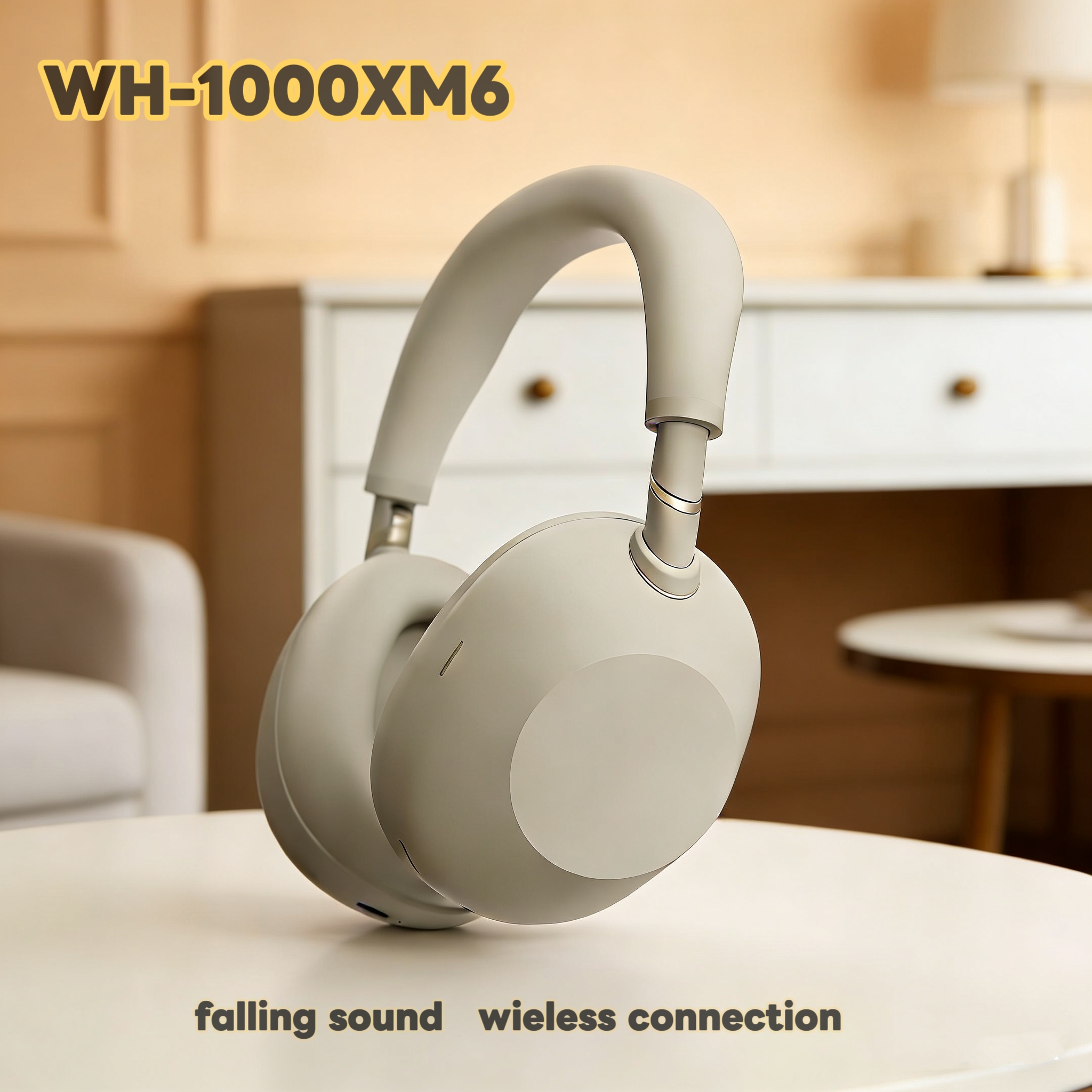 WH-1000XM6 Active Noise Cancelling Wireless Bluetooth Headphones, featuring AI intelligent noise cancellation and high-resolution audio quality.