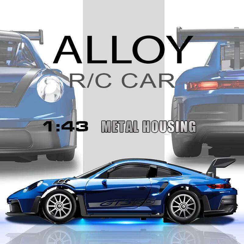 1:43 RC 4wd Drift With Gyro Alloy Remote Control Car Toy Gift For Children Boys Christmas Halloween Gifts C260305