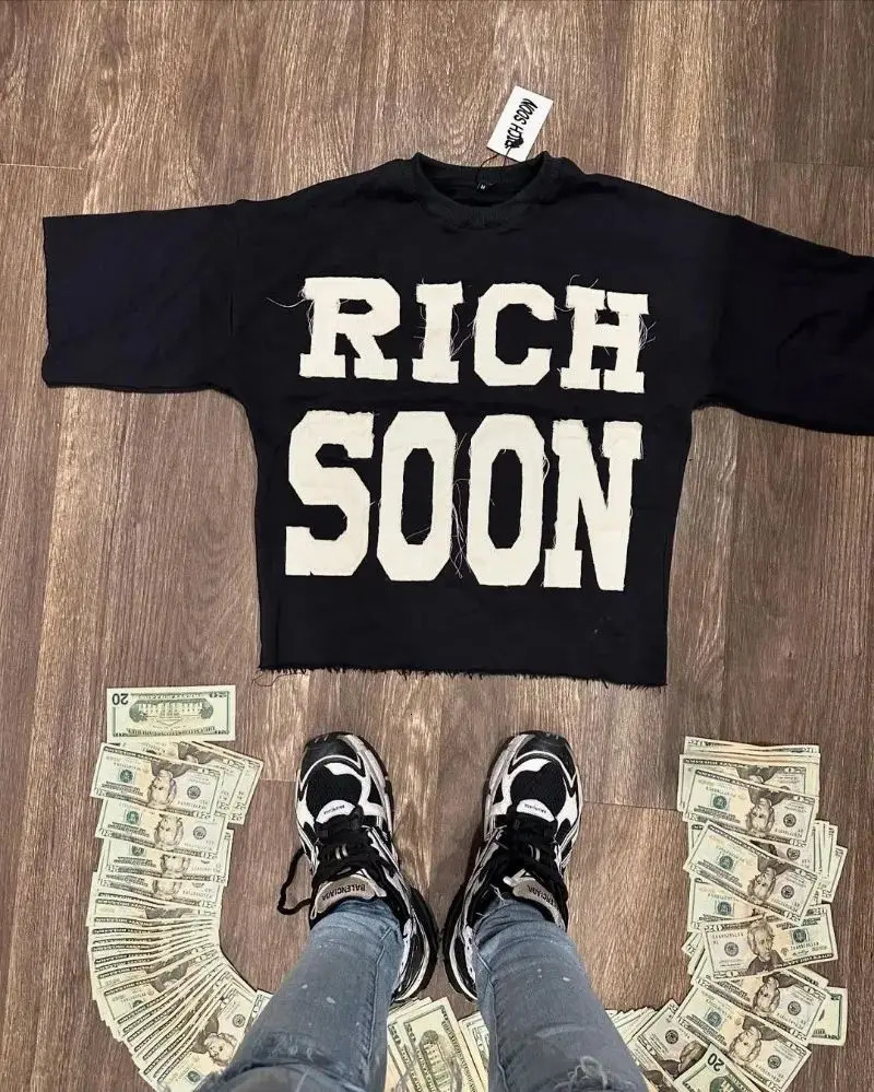 Summer Fashion Retro Letter Embroidery Casual Loose T-shirt Men Y2k Street Goth Punk Oversized Short-sleeved Top Women 260303