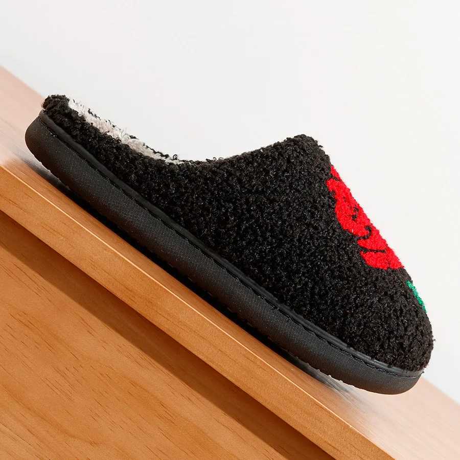 Women Winter Slippers Romantic Rose Home Warm Passionate Love comfortable Leisure Anti Slip Cotton Shoes Lover Girlfriend Gift S260305