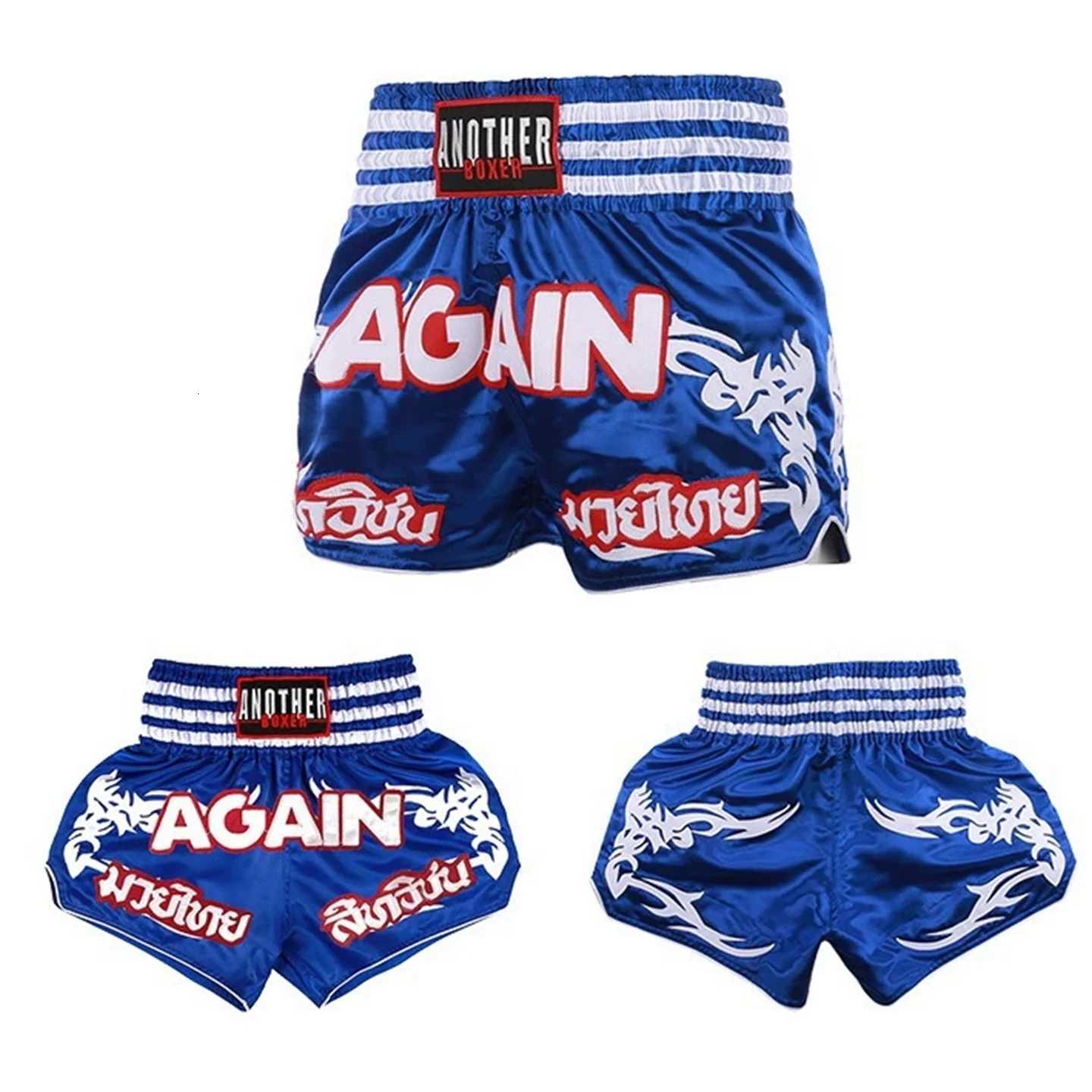 Muay Thai Shorts Boxing Sanda Fighting Pants Fighting Sports Pants Training Professional Men And Women Competition Pants X260306