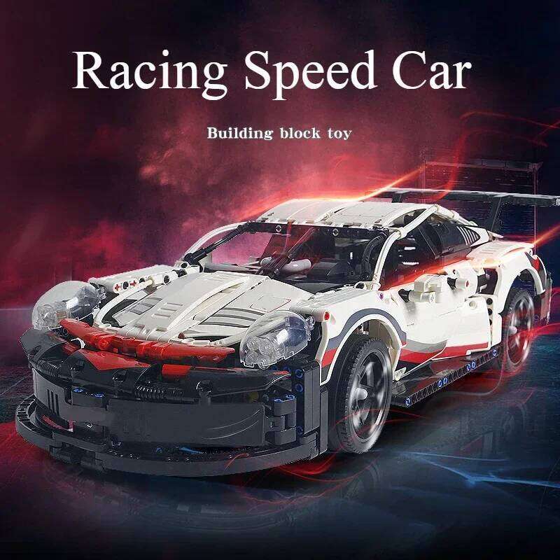 1580PCS Technical RSR Racing Car Building Blocks MOC Retro Speed Vehicle Model Assemble Bricks Toys Gift For Children Kids Z260305