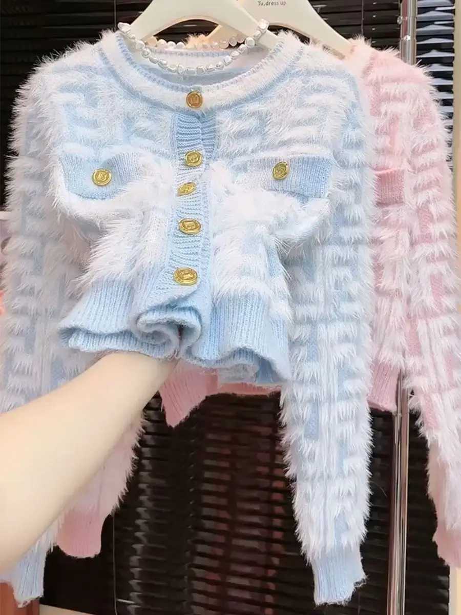 Xiaoxiangfeng Knitted Sweater Womens Autumn/Winter Korean Edition New Long Sleeve Knitted Sweater Trendy M260306