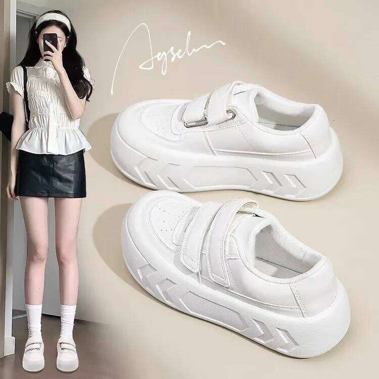Campus Muffin Platform Bread Womens 2025 Spring Autumn New Heightening Versatile Sports And Leisure Board Shoes