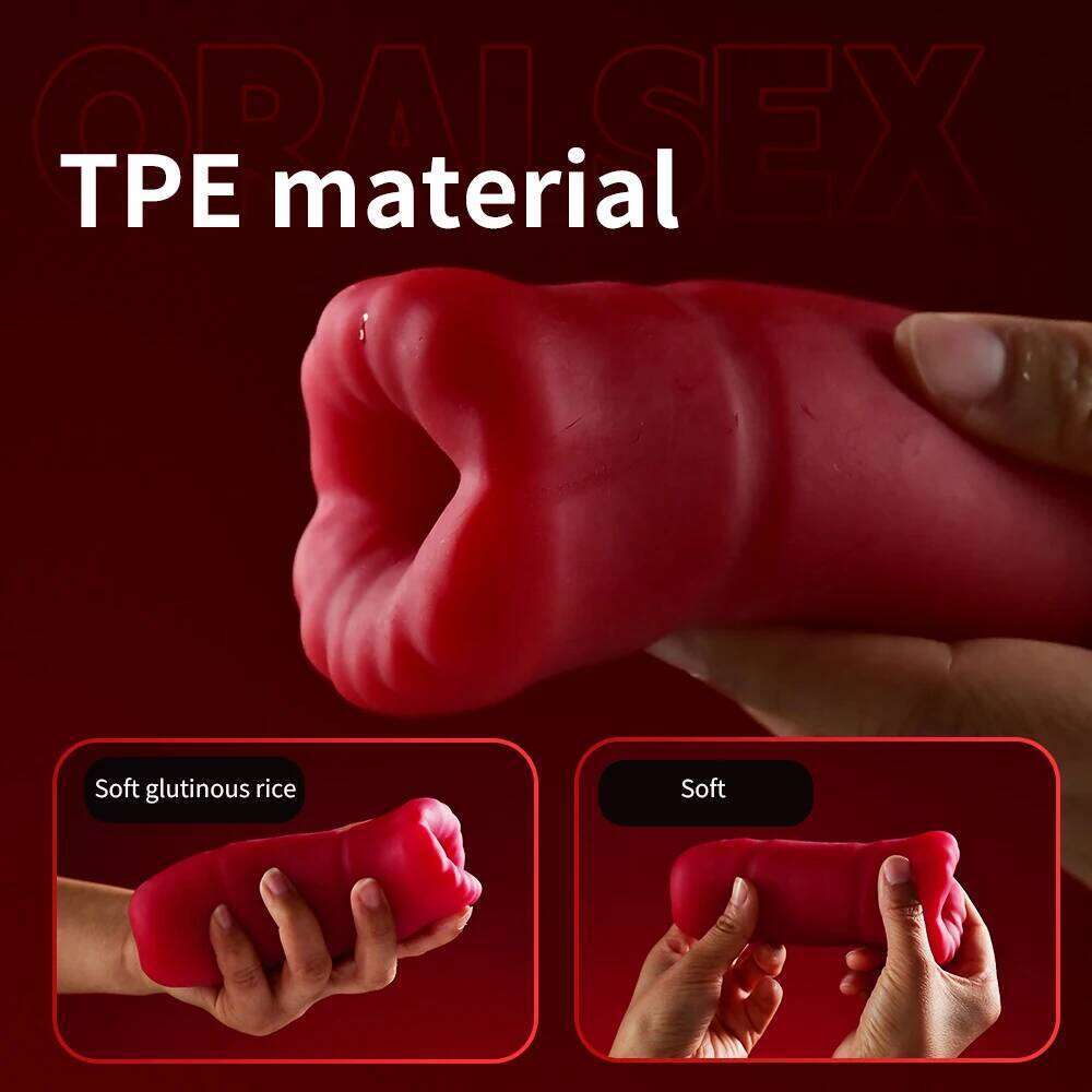 Male Masturbator Cup For Penis Blowjob Sucking Machine Vagina Soft Tight Pussy manual trainer Aircraft Men Adult Sex Toys W260305