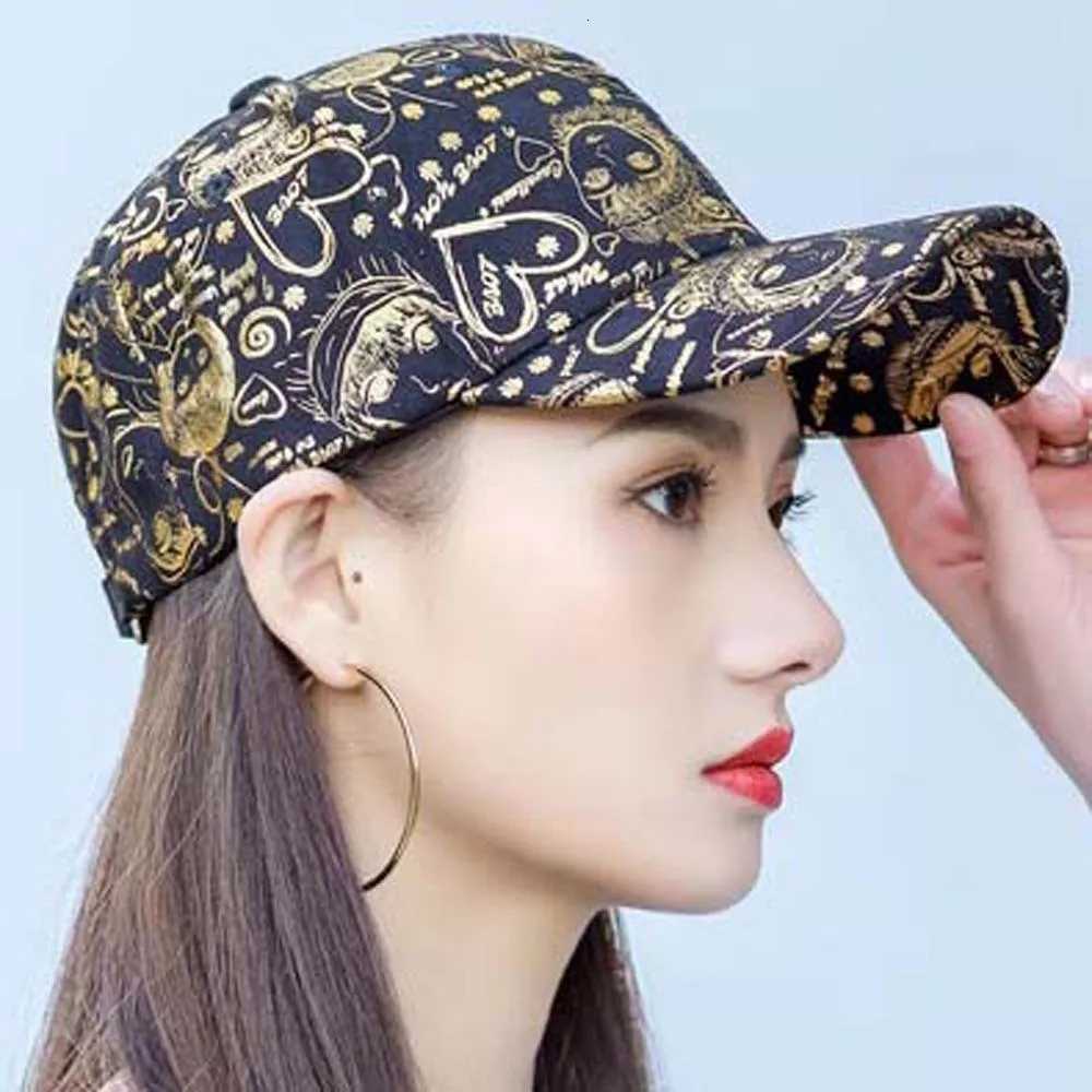 Fashion Adjustable Graffiti Baseball Cap American Style Hip-hop Patterned Peaked Hat Cotton Sunscreen Sunshade Casquette Sports S260306