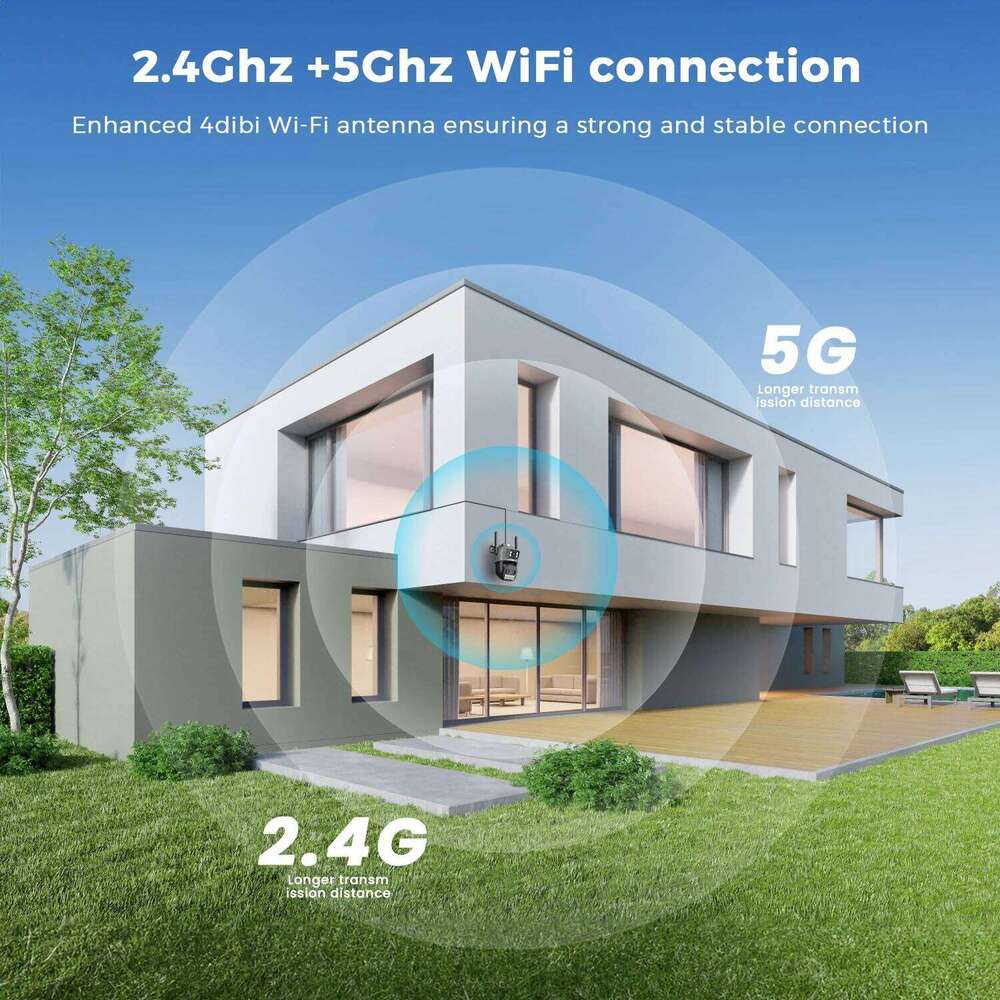 BESDER 15MP Wifi PTZ Outdoor Dual Screen 10X Digital Zoom Human Detection 10MP Security IP Camera Surveillance O-Kam Pro 26W0306