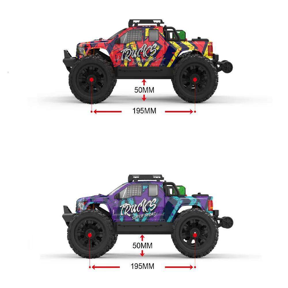JIUSI PT14R MT14R V3 1/14 Racing Car 3S Battery 4WD 80km/h Brushless Motor 2.4G Remote Control High Speed Off-road RC Truck C260305